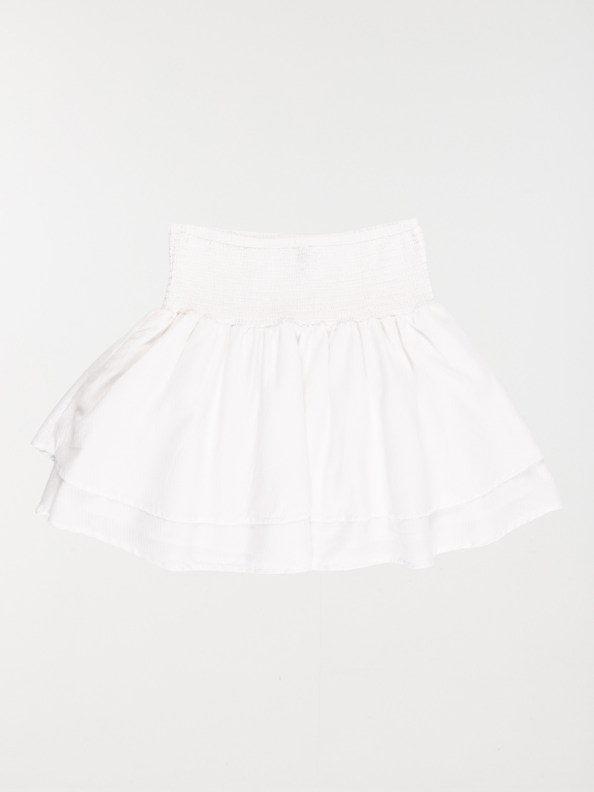 Jupe courte blanche fille (XXS-M)