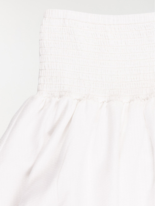 Jupe courte blanche fille (XXS-M)