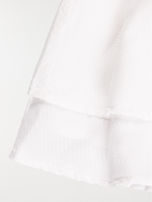 Jupe courte blanche fille (XXS-M)