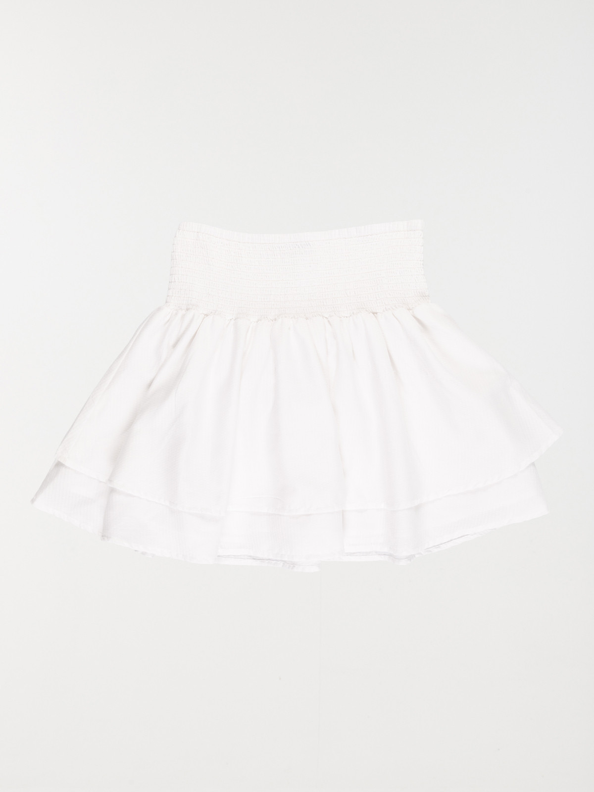Jupe courte blanche fille (XXS-M)