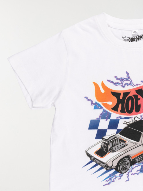 Tee-shirt Hotwheels garçon...