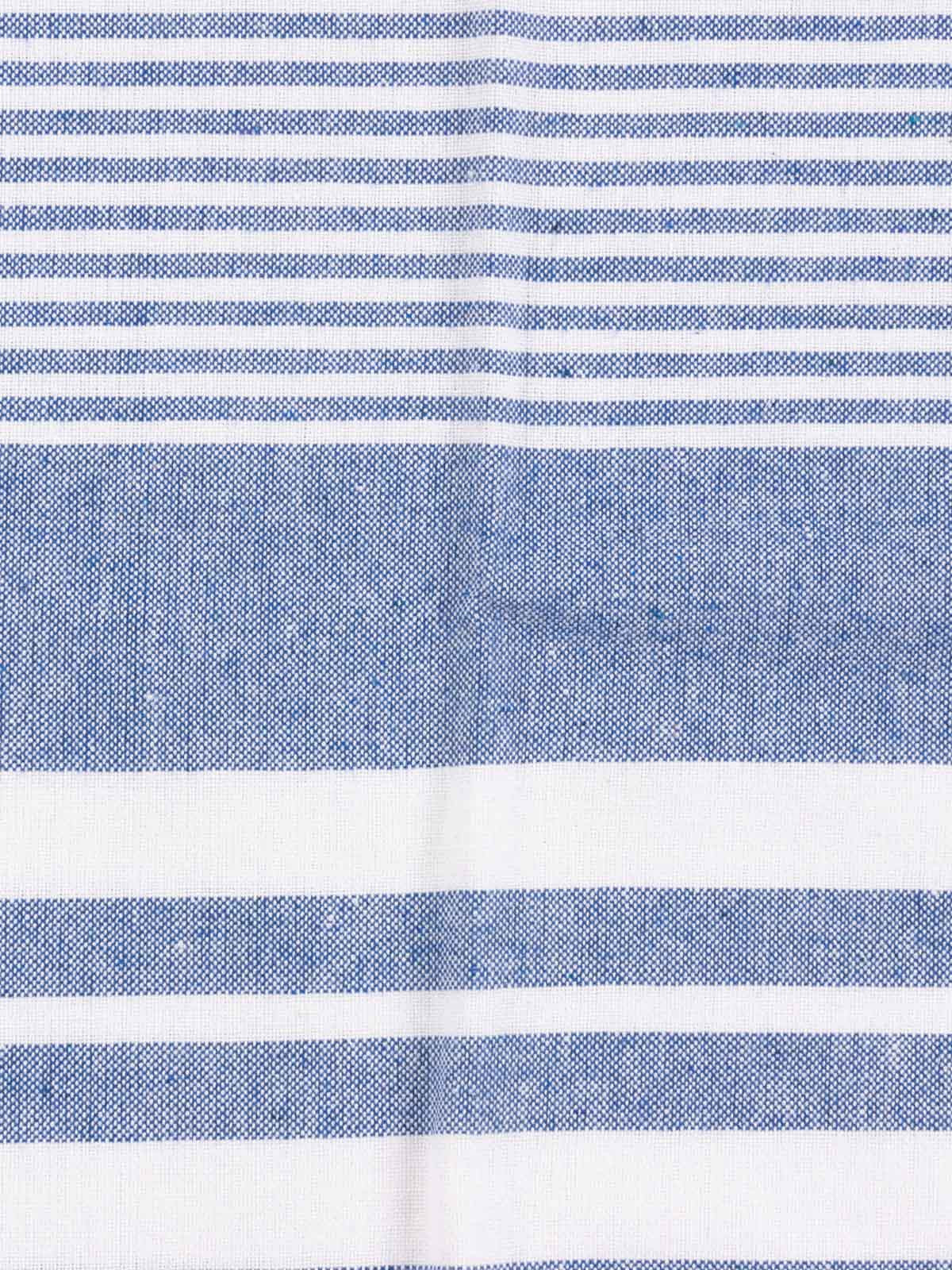 Fouta 80 x 150 cm bleue