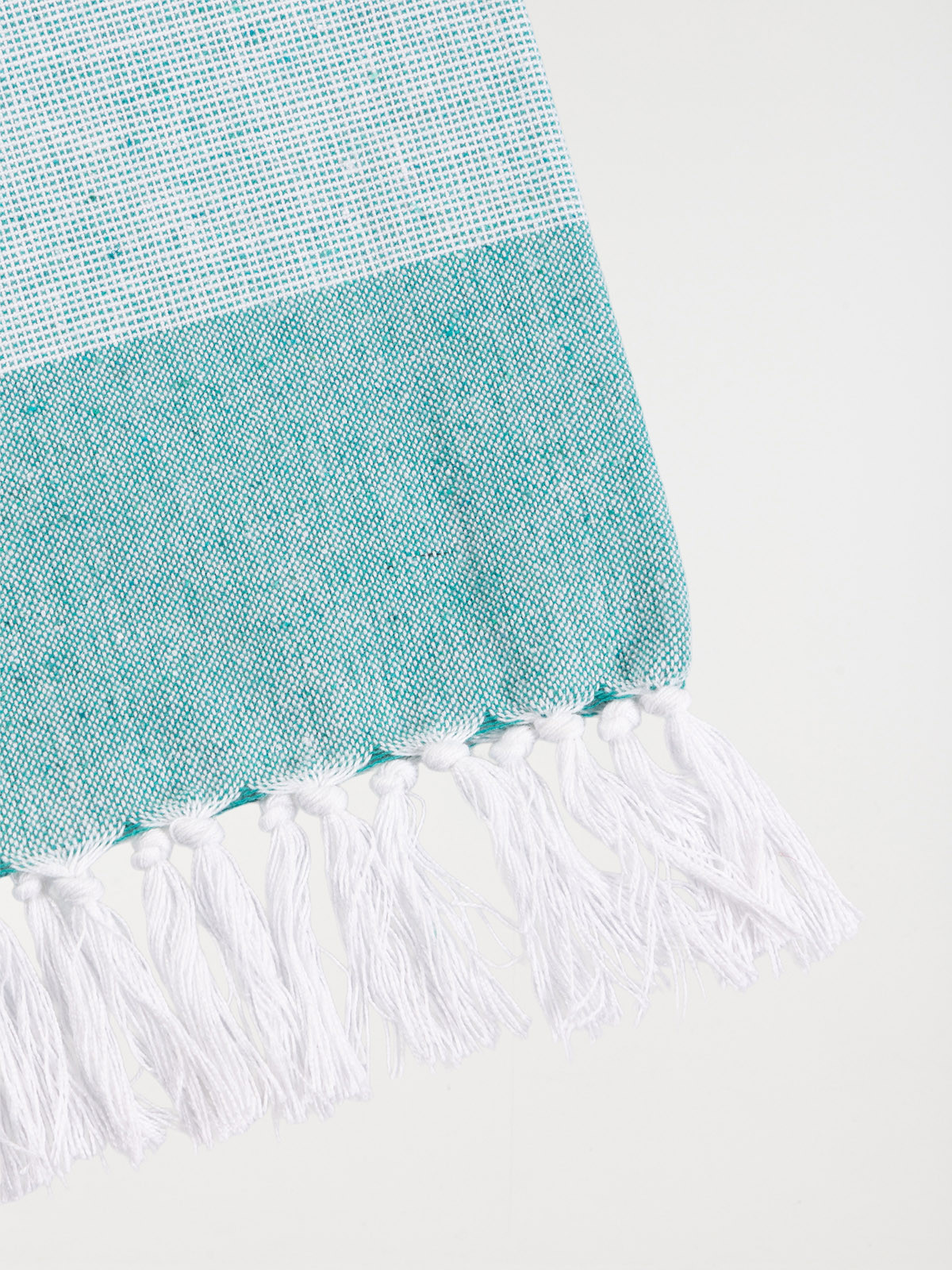 Fouta 80 x 150 cm verte