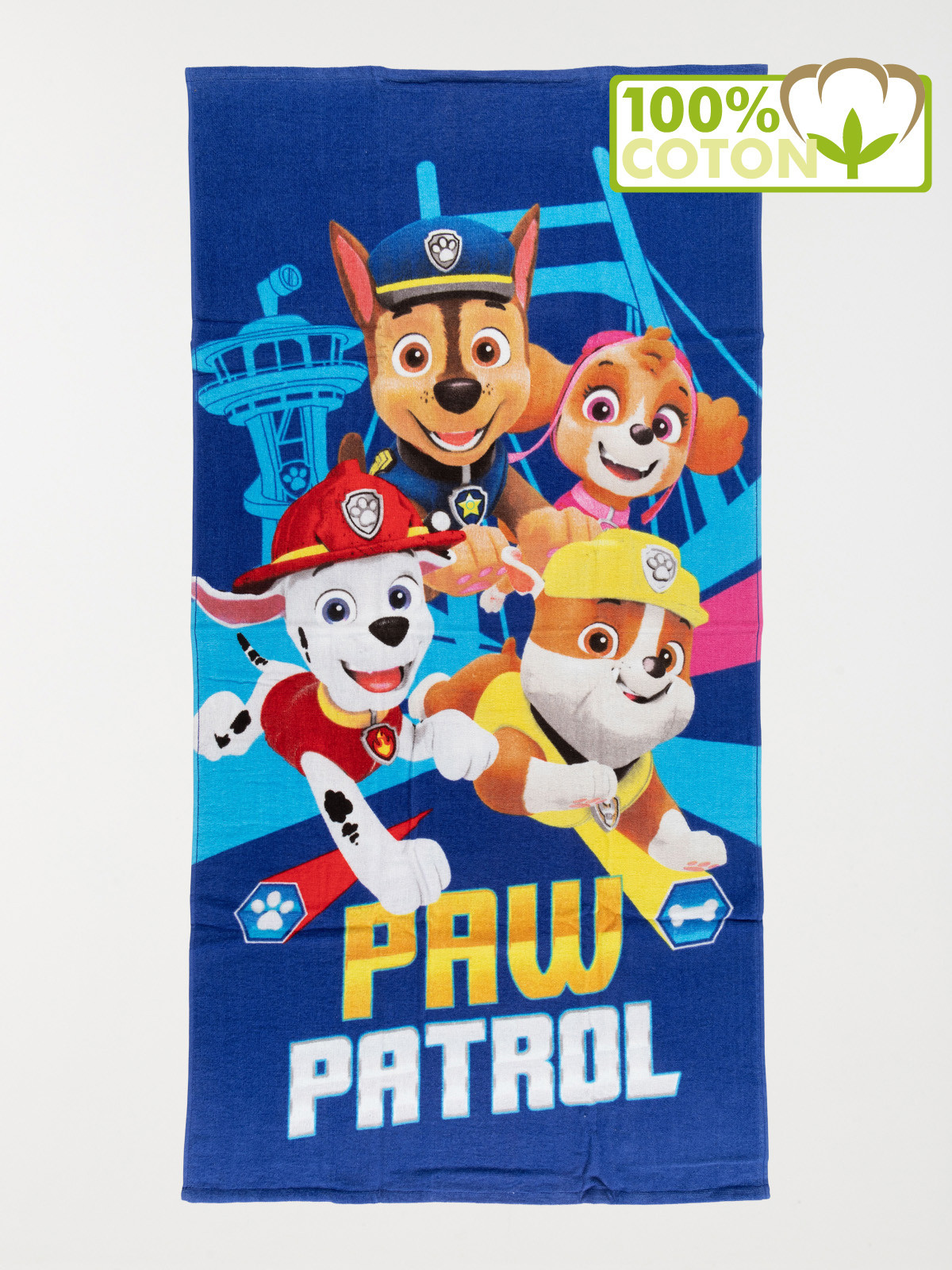 Drap de plage Pat Patrouille 70 x 140 cm