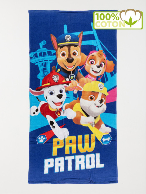 Drap de plage Pat Patrouille 70 x 140 cm