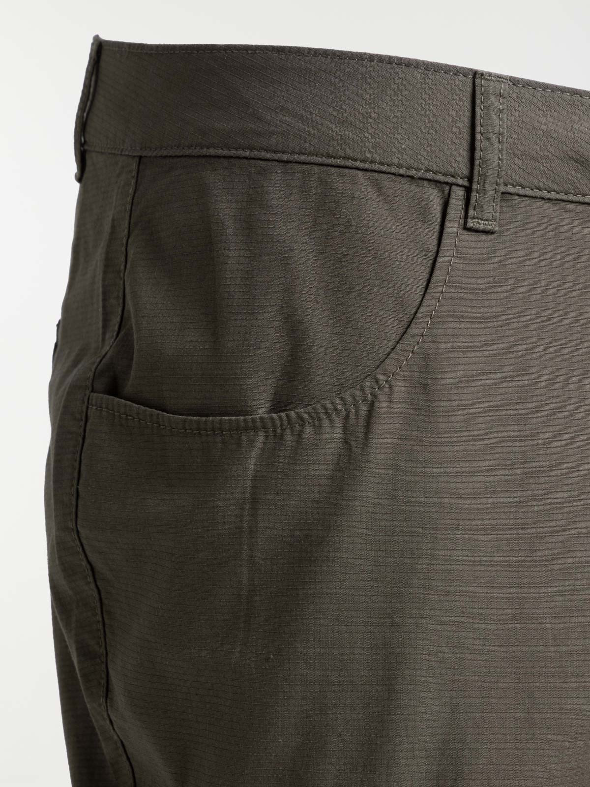 Bermuda cargo kaki grande taille homme 