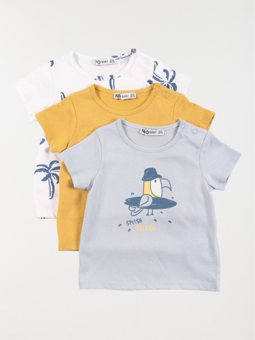 Lot de 3 T-shirts garçon...