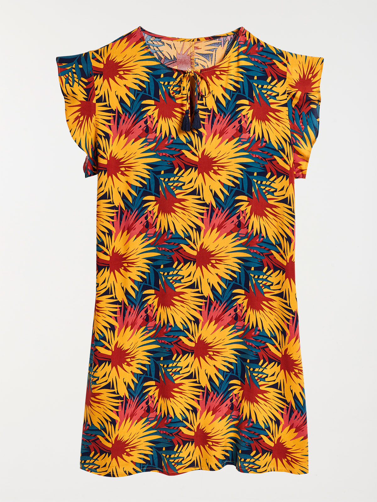 Robe imprimée grande taille femme