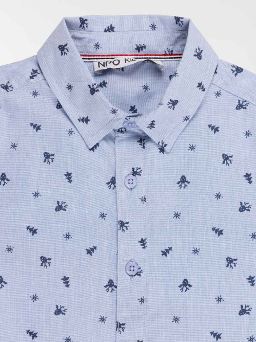 Chemise de Noël garçon (3-12A)