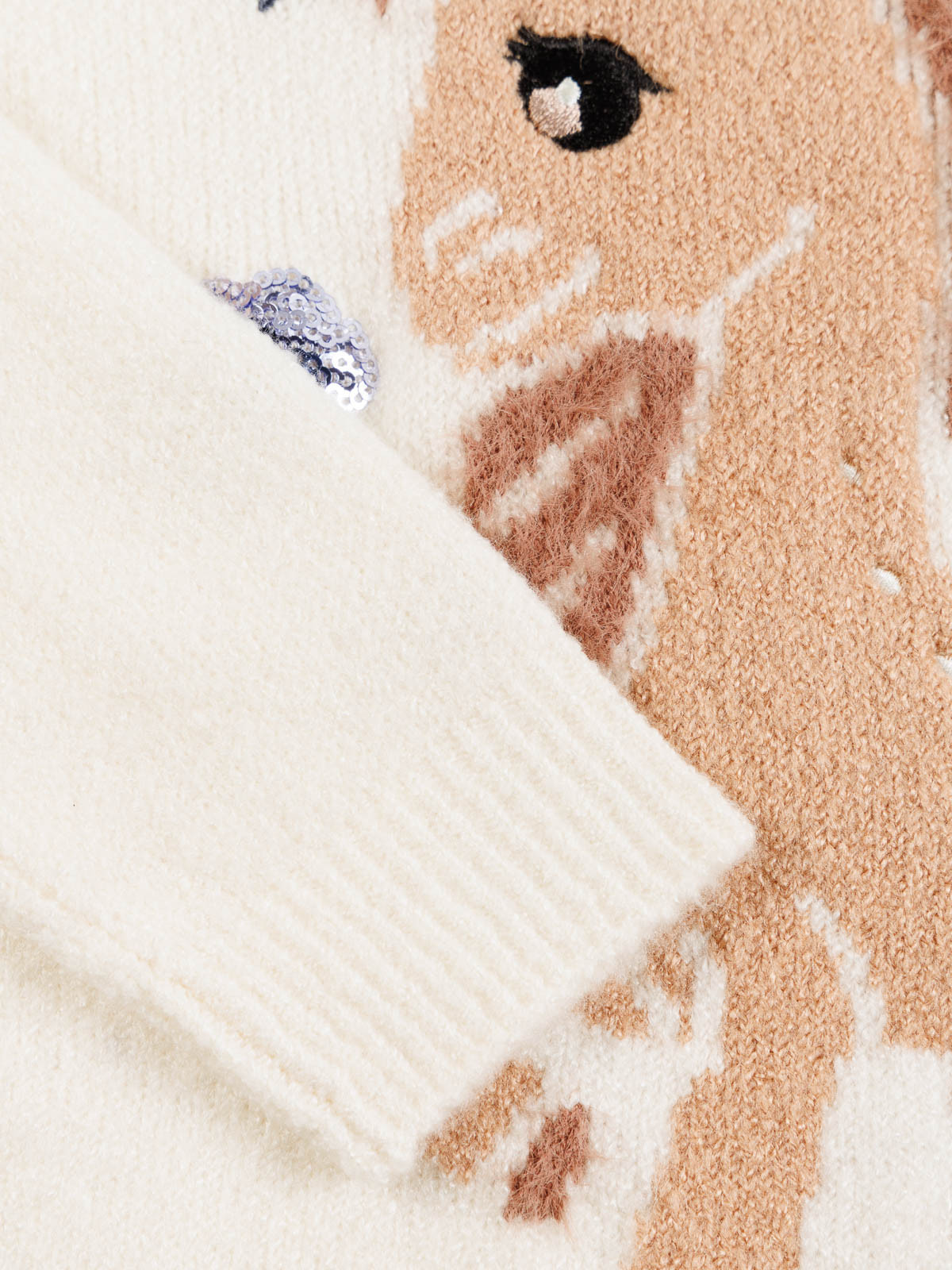 Pull poney et sequins fille (3-12A)