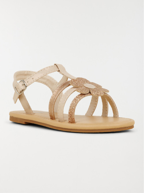 Sandale fleur pailletée...