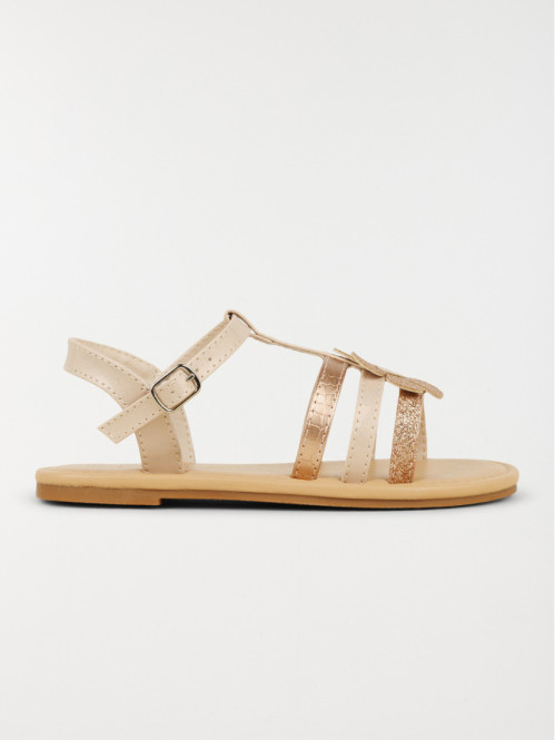Sandales fleur pailletée fille (31-36)