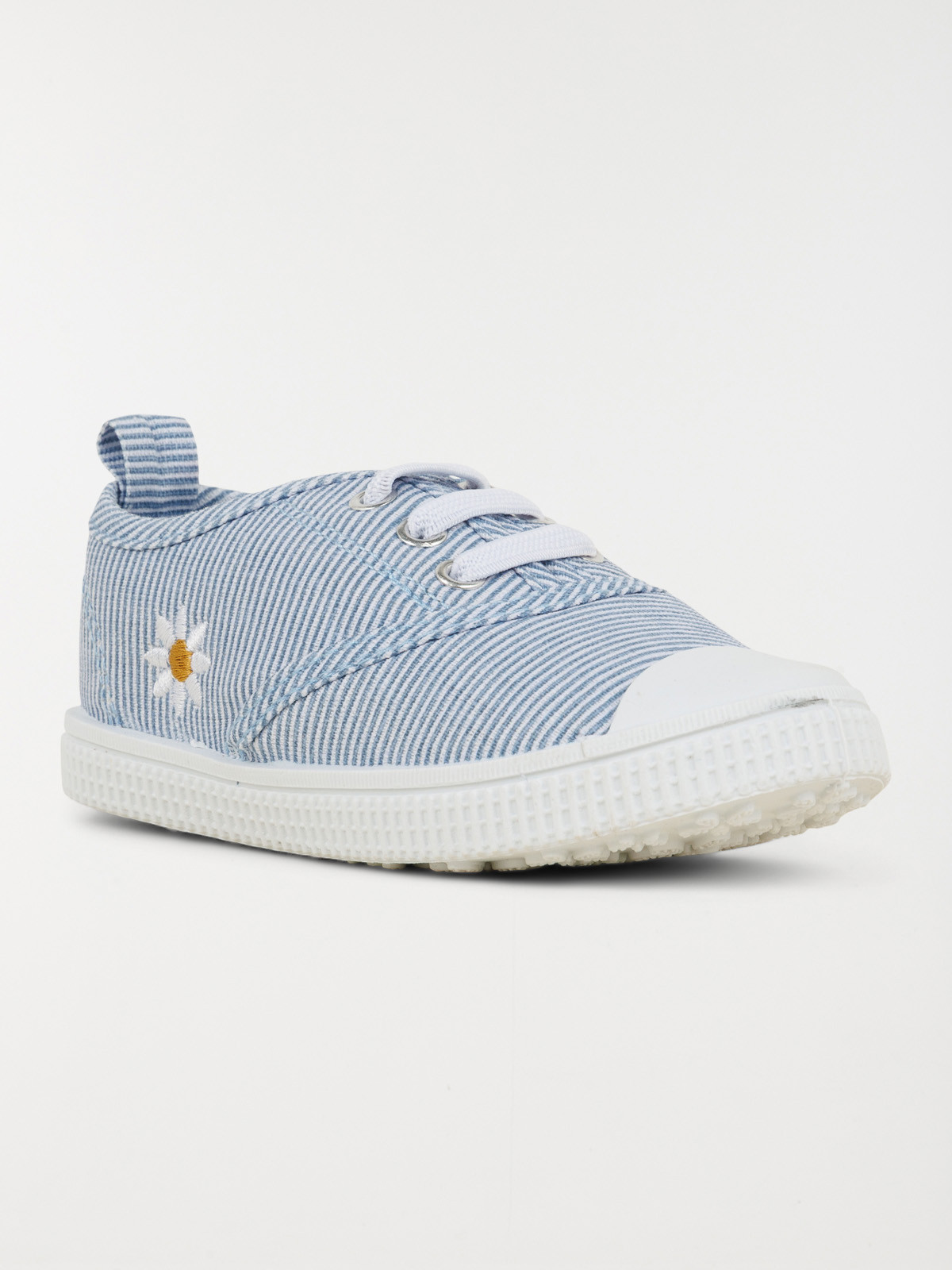 Toile rayée marguerite fille (24-30)