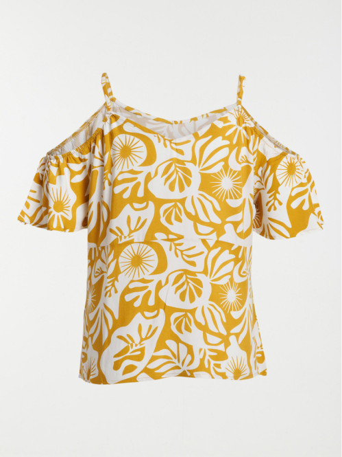 Top imprimé grande taille...