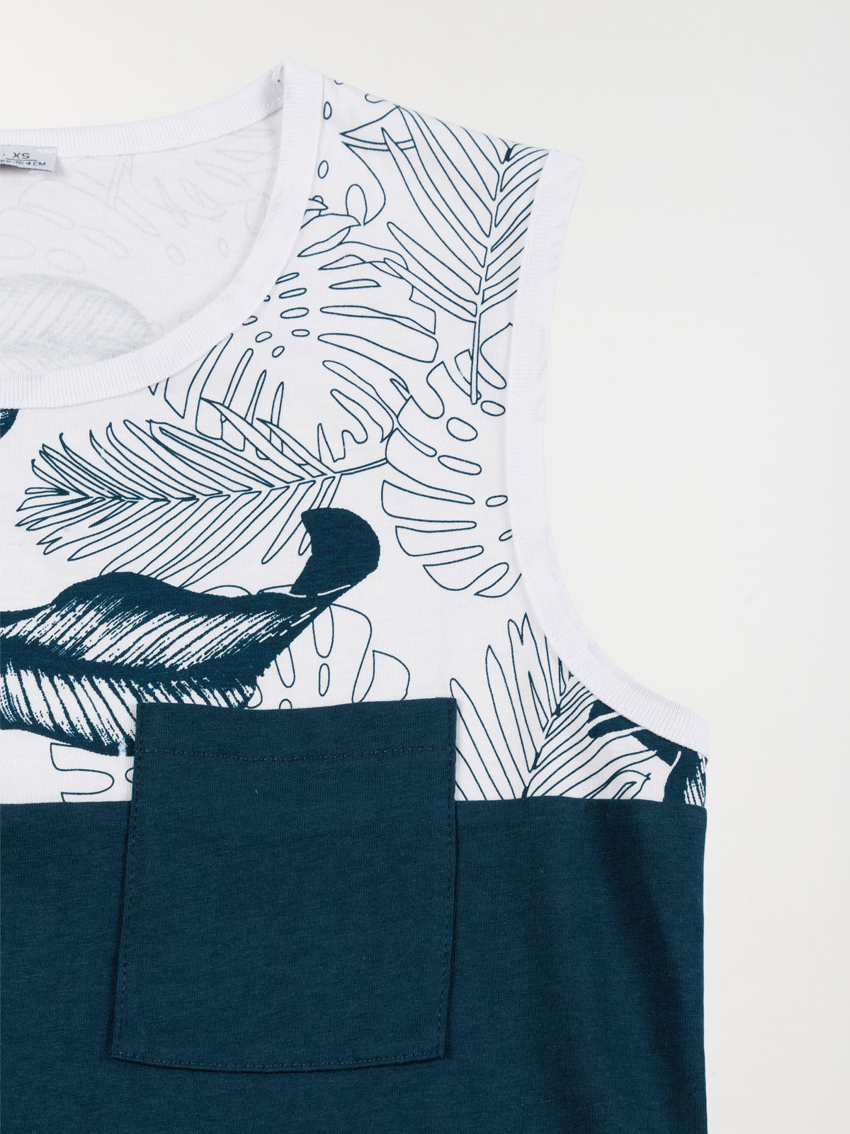 Débardeur motif feuillage garçon (XXS-M)