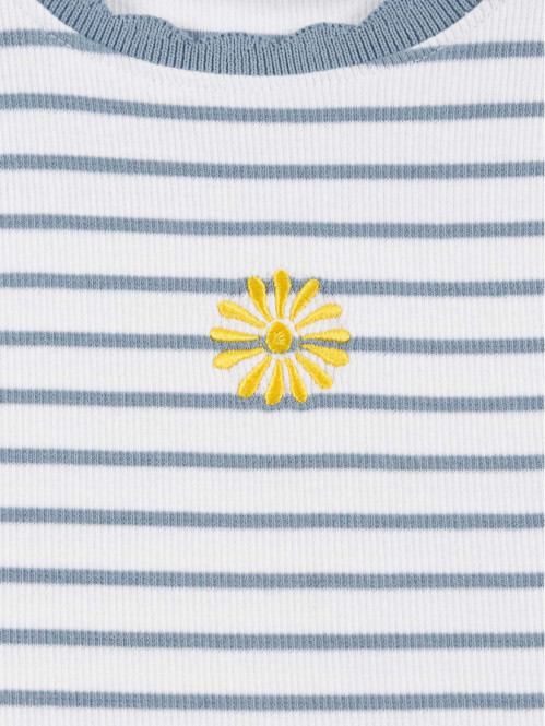 T-shirt rayé fille (3-12A)