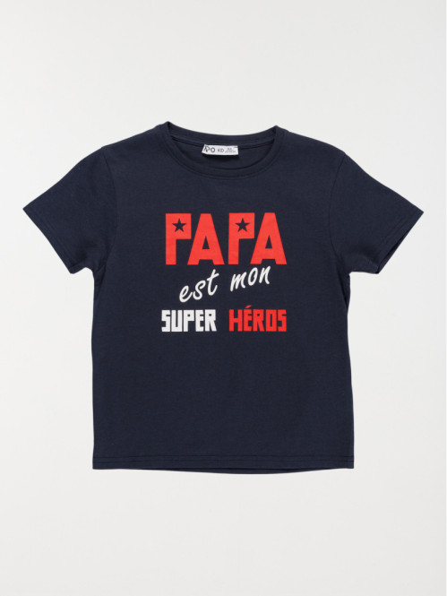 T-shirt papa super héros...