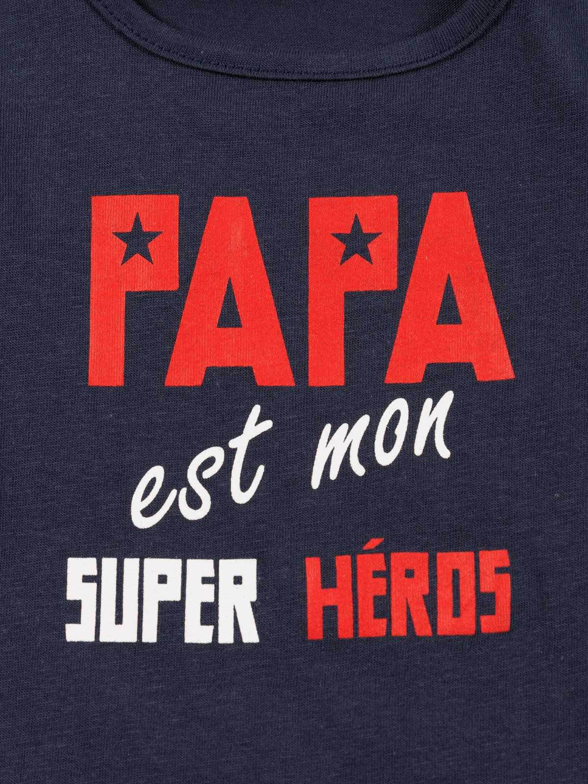 T-shirt papa super héros bébé (3-36M) T-shirt papa super héros bébé (3-36M)