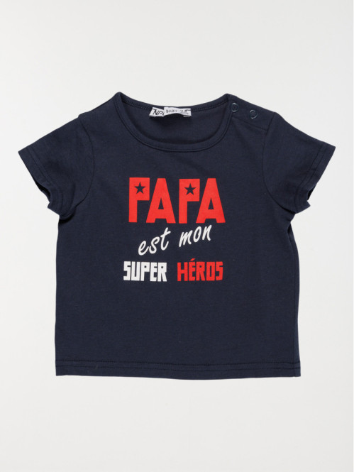 T-shirt papa super héros...