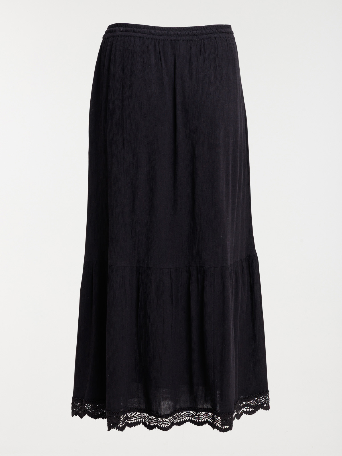 Jupe longue noire grande taille femme Jupe longue noire grande taille femme