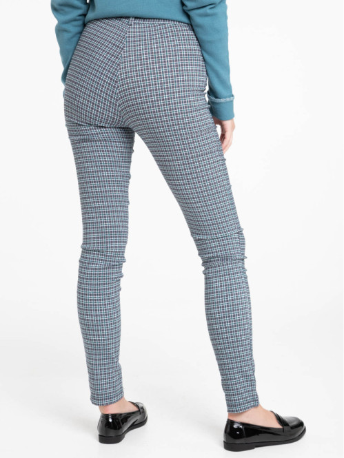 Pantalon à carreaux femme