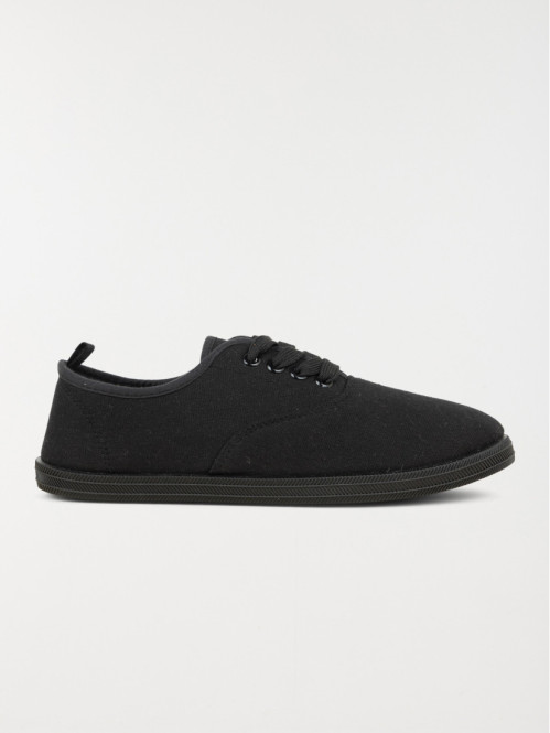 Tennis en toile noires femme (37-42)