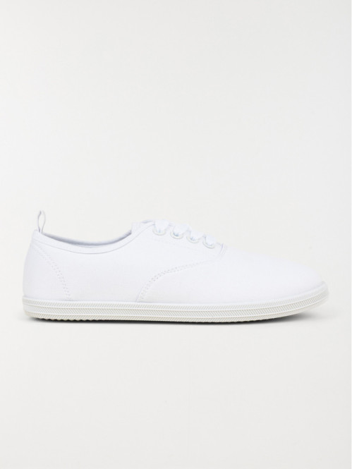 Tennis en toile blanche femme (37-42)