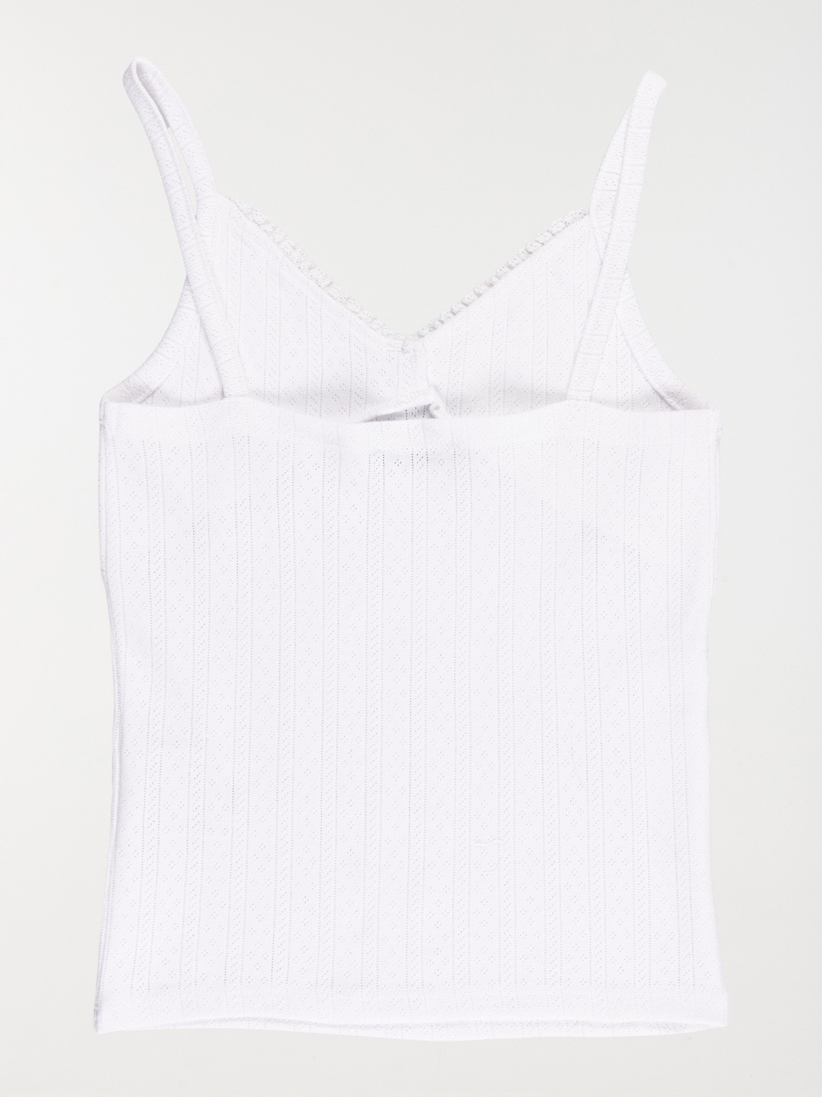 Débardeur col V dentelle fille (XXS-M)