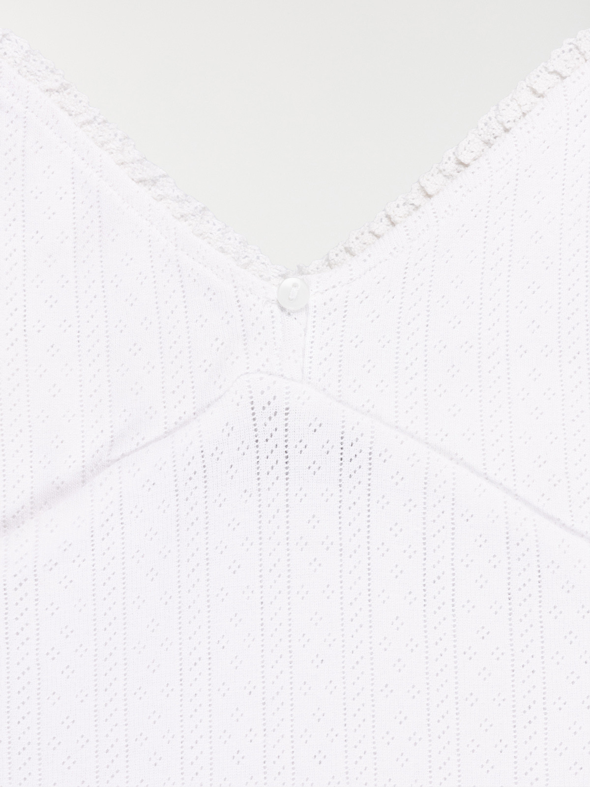 Débardeur col V dentelle fille (XXS-M)