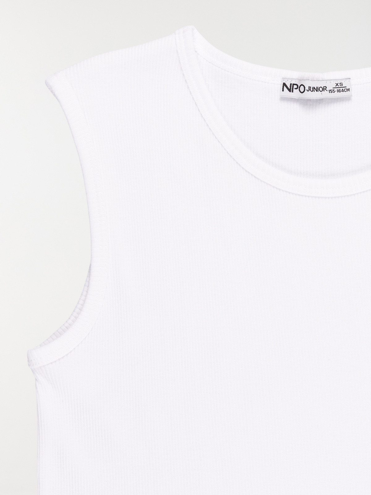 Débardeur uni blanc garçon (XXS-M) Débardeur uni blanc garçon (XXS-M)