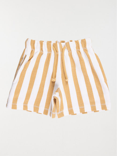 Short à rayures garçon (6-36M)