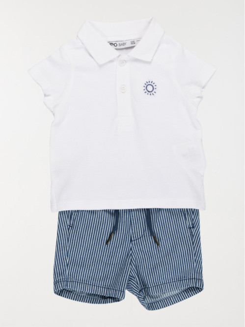 Ensemble polo et short garçon (3-36M)