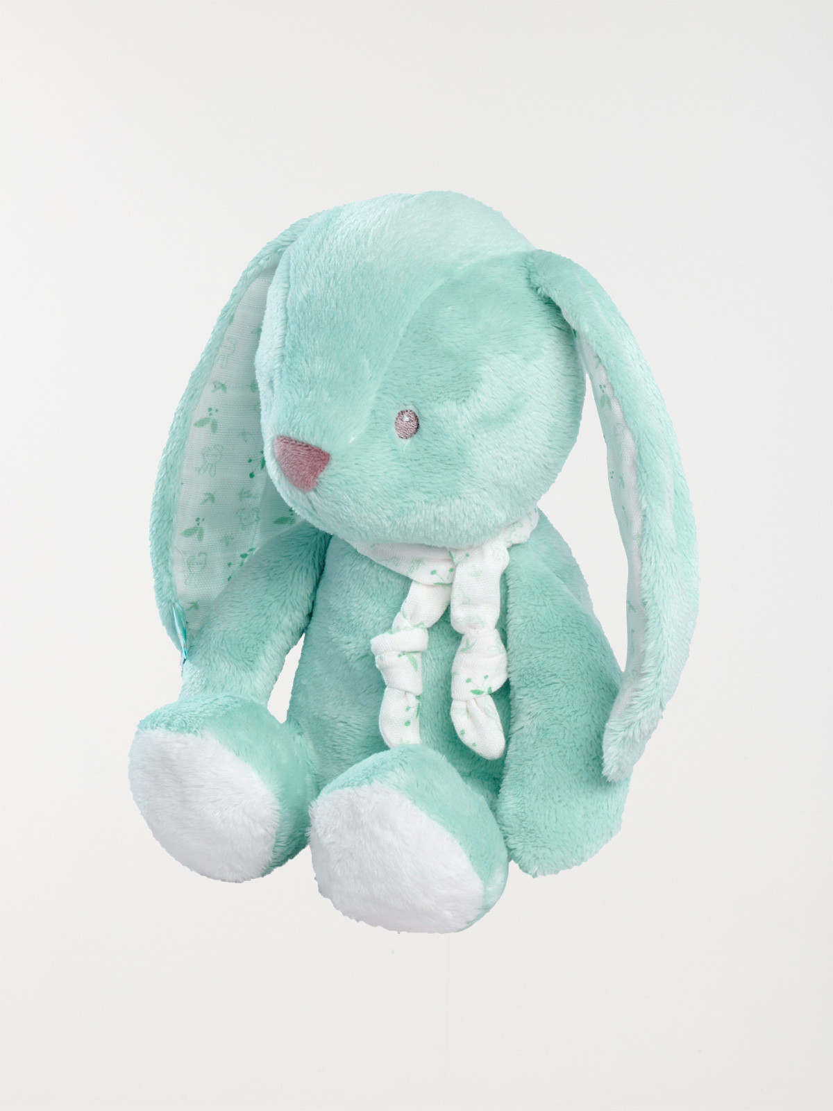 Doudou peluche lapin coloris vert d'eau Doudou peluche lapin coloris vert d'eau