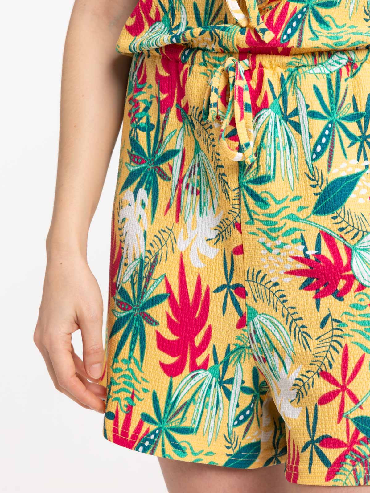 Combishort imprimé tropical femme Combishort imprimé tropical femme