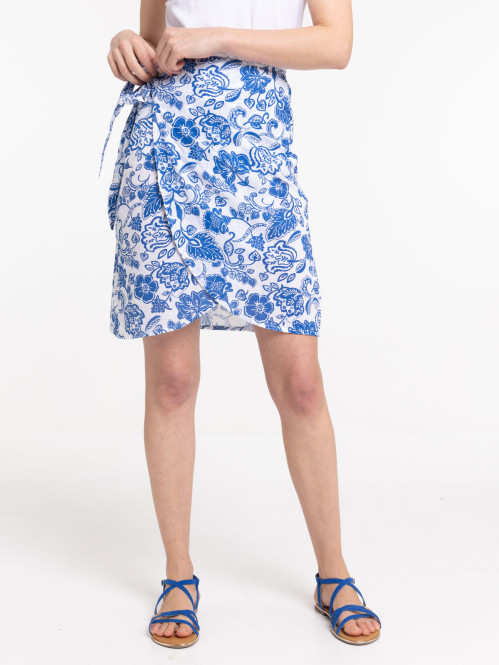 Jupe paréo imprimé femme