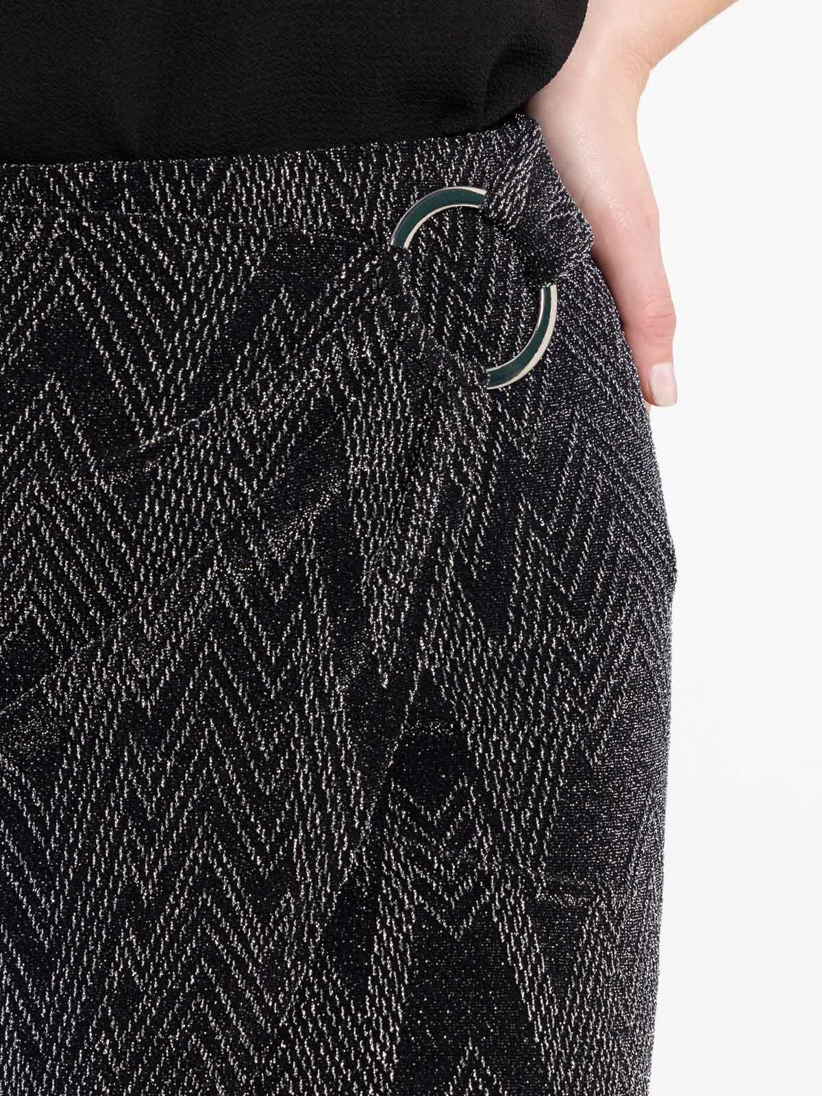 Jupe maille pailletée femme 