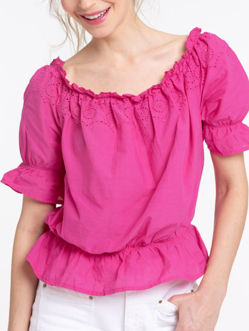 Blouse broderie anglaise...