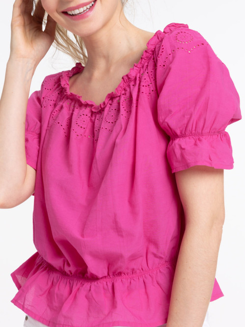 Blouse broderie anglaise...