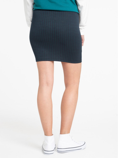 Jupe jacquard droite femme