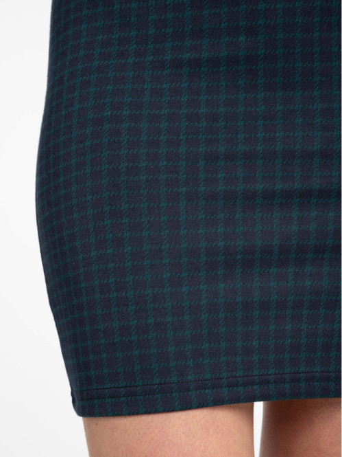 Jupe jacquard droite femme