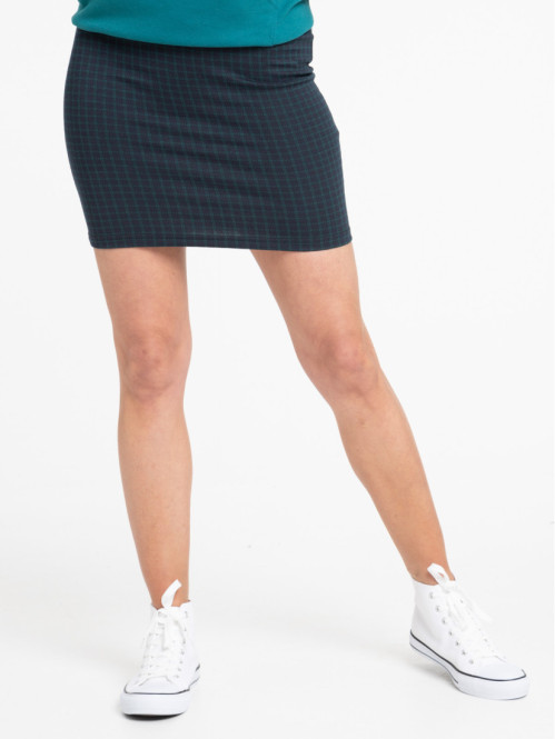 Jupe jacquard droite femme