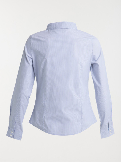 Chemise femme coloris bleu ciel Chemise femme coloris bleu ciel