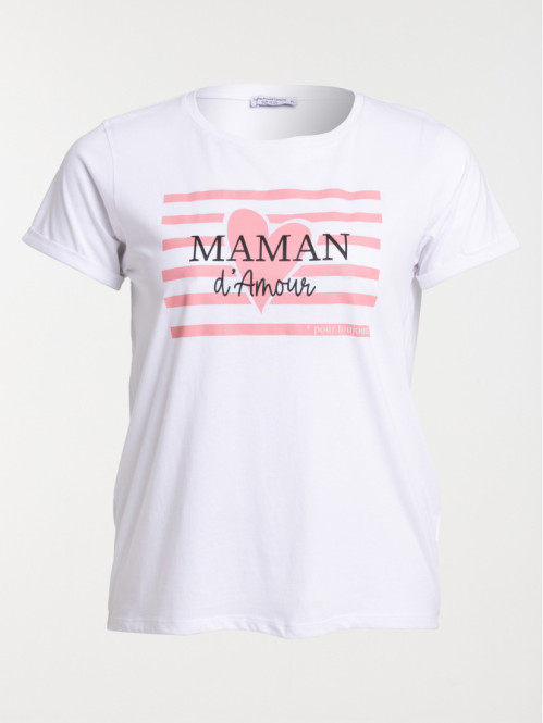 Tee-shirt message grande...