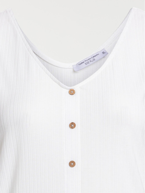 Débardeur écru grande...