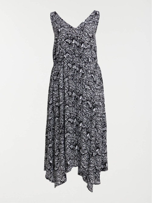 Robe longue imprimée grande...