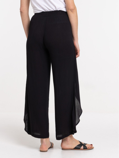 Pantalon noir fluide femme Pantalon noir fluide femme