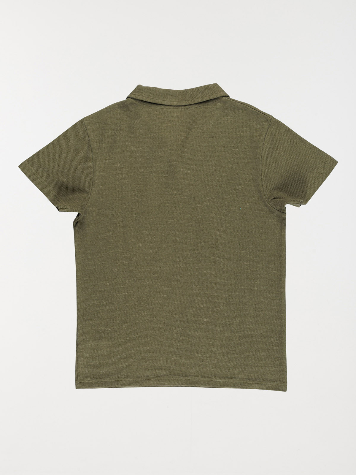 Polo vert olivine garçon (XXS-M)