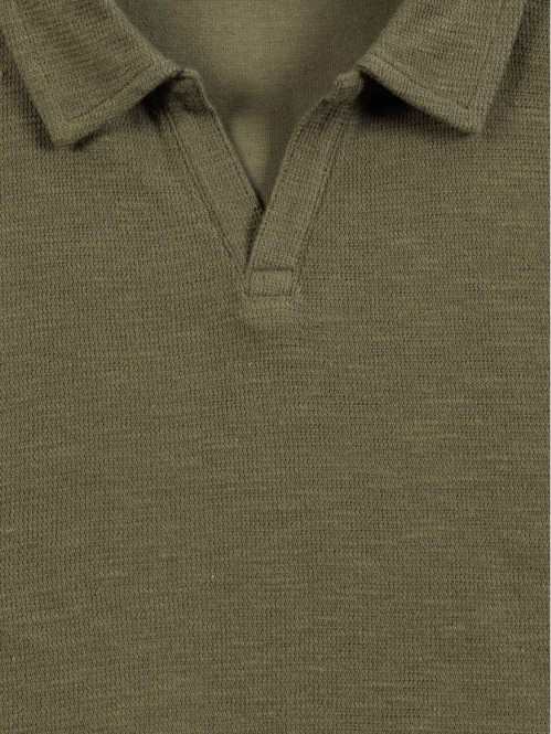 Polo vert olivine garçon...