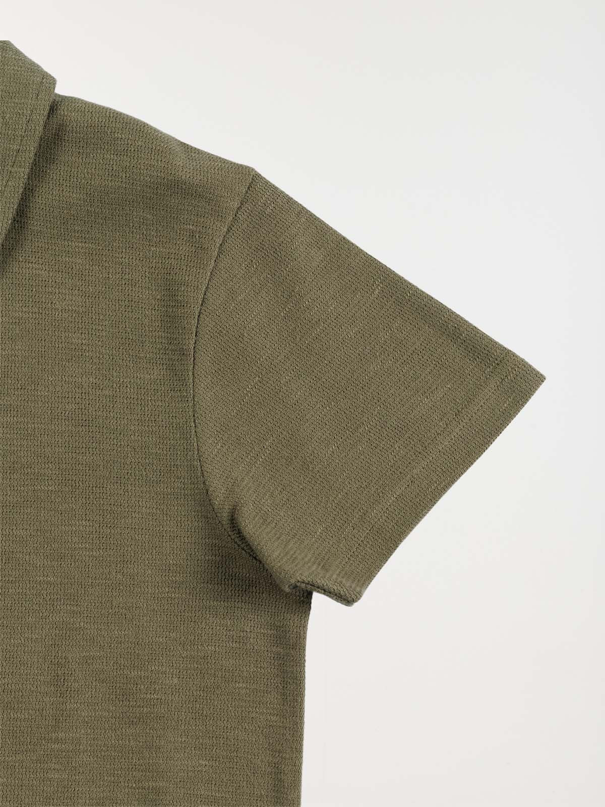 Polo vert olivine garçon (XXS-M)