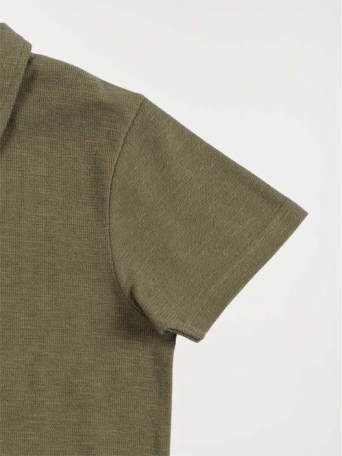 Polo vert olivine garçon...